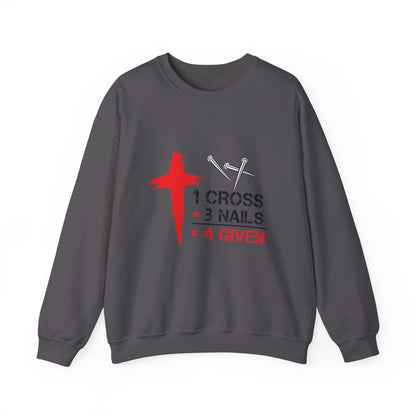 RCNSONS 1 Cross 3 Nails 4 Given Unisex Sweatshirt