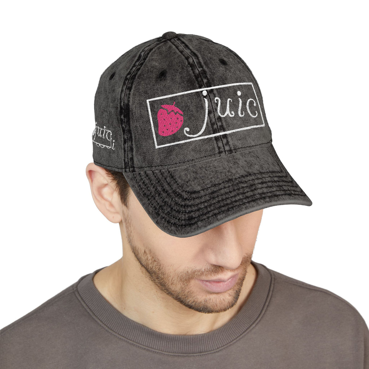 Embroidered Vintage Cap - Juic Cap Design