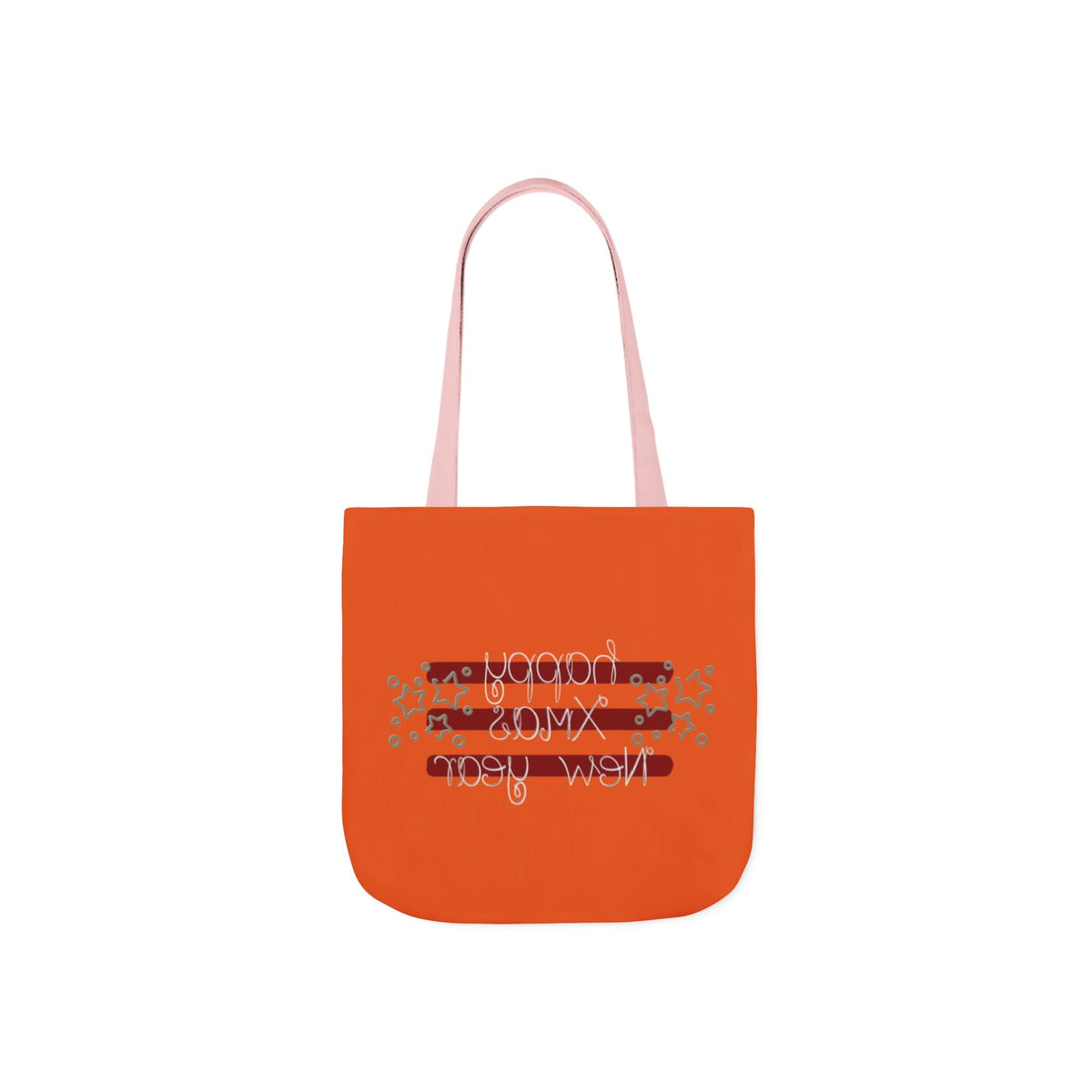 Cheerful Canvas Tote Bag, Happy New Year Gift, Eco-Friendly Bag, Reusable Shopping Tote, Trendy Gift for Her, Seasonal Tote Printify