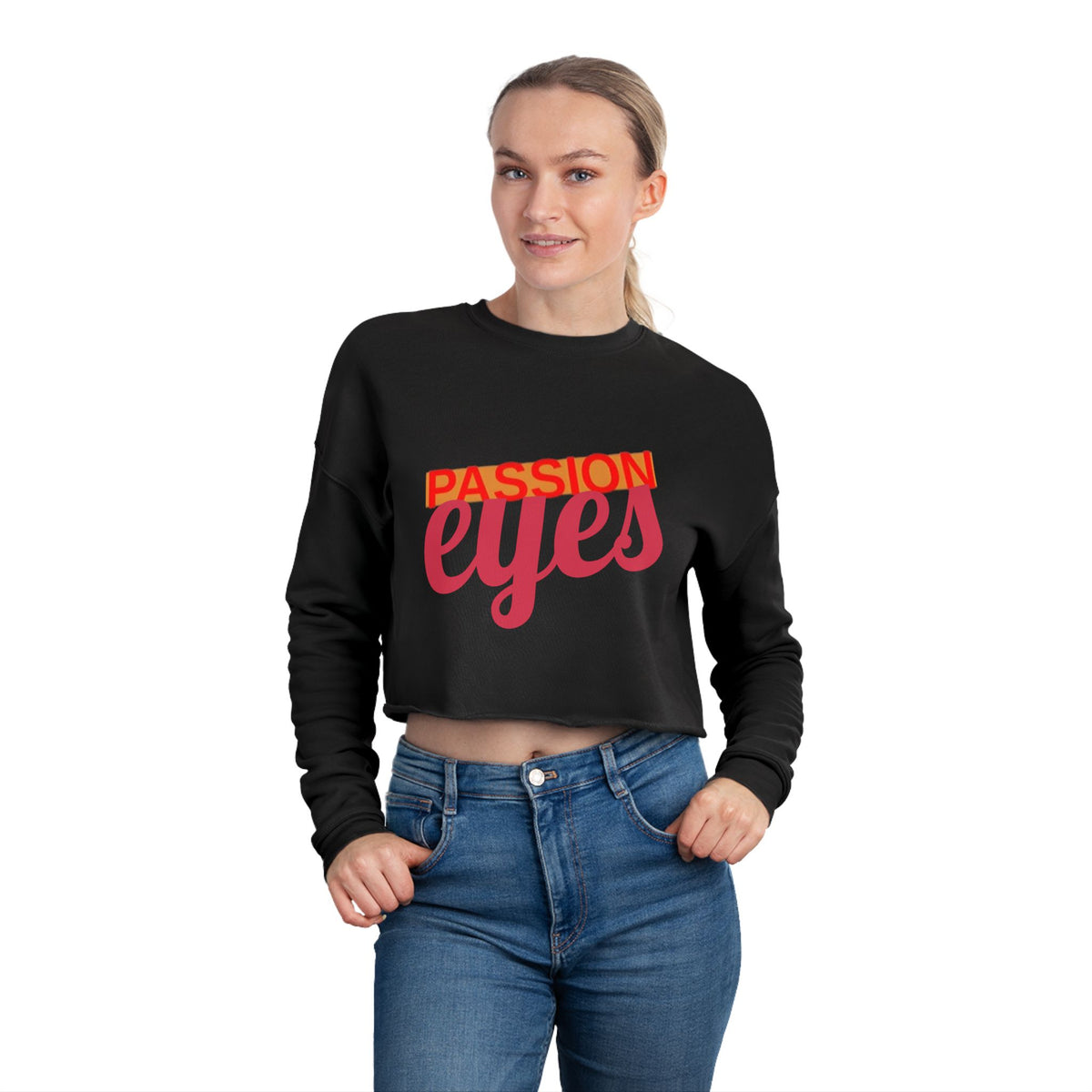 Passion Eyes Cropped Sweatshirt