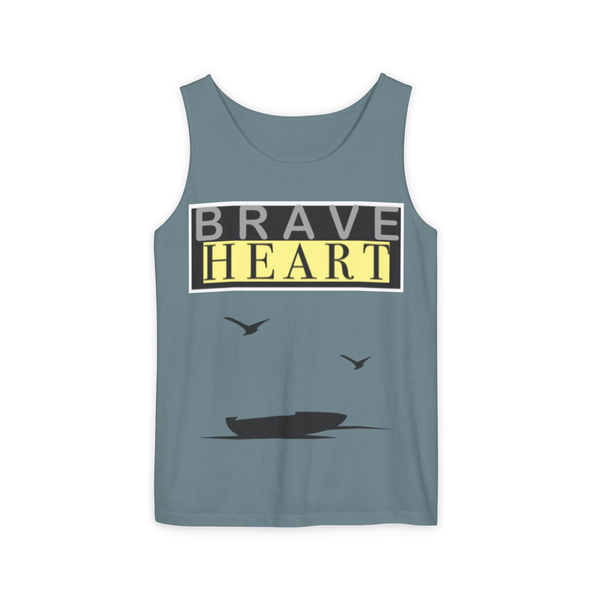 Brave Heart Tank Top | Unisex Garment-Dyed Tee