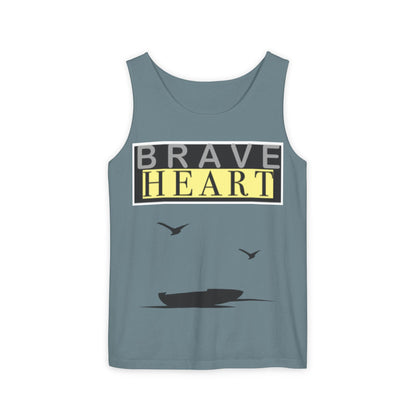 Brave Heart Tank Top | Unisex Garment-Dyed Tee