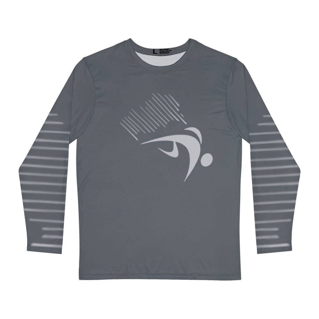 Men's Long Sleeve Performance Shirt, Athletic Tee, Sportswear, Gym Top, Fitness Apparel, Activewear, Workout Clothing