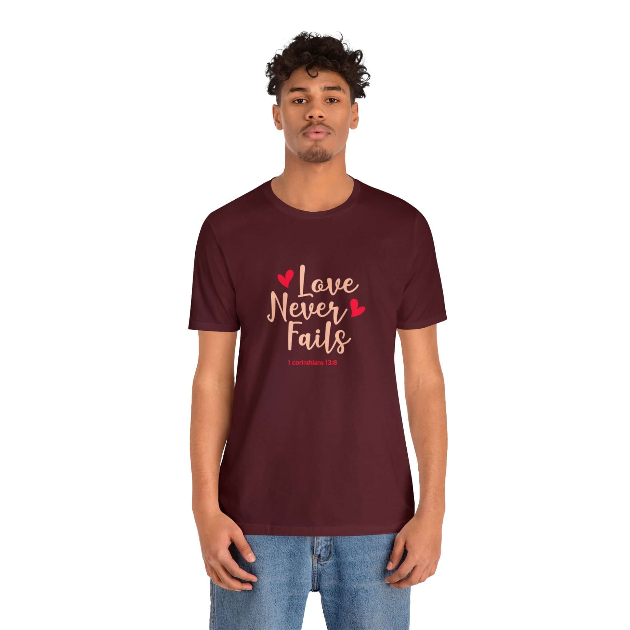 Love Never Fails Unisex Tee - RC’nSONS