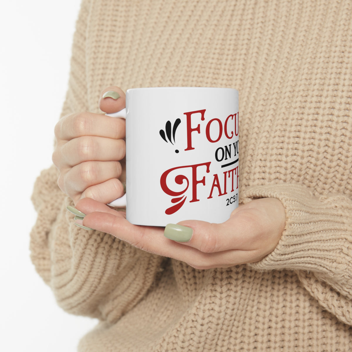 Focus On Your Faith Mug
