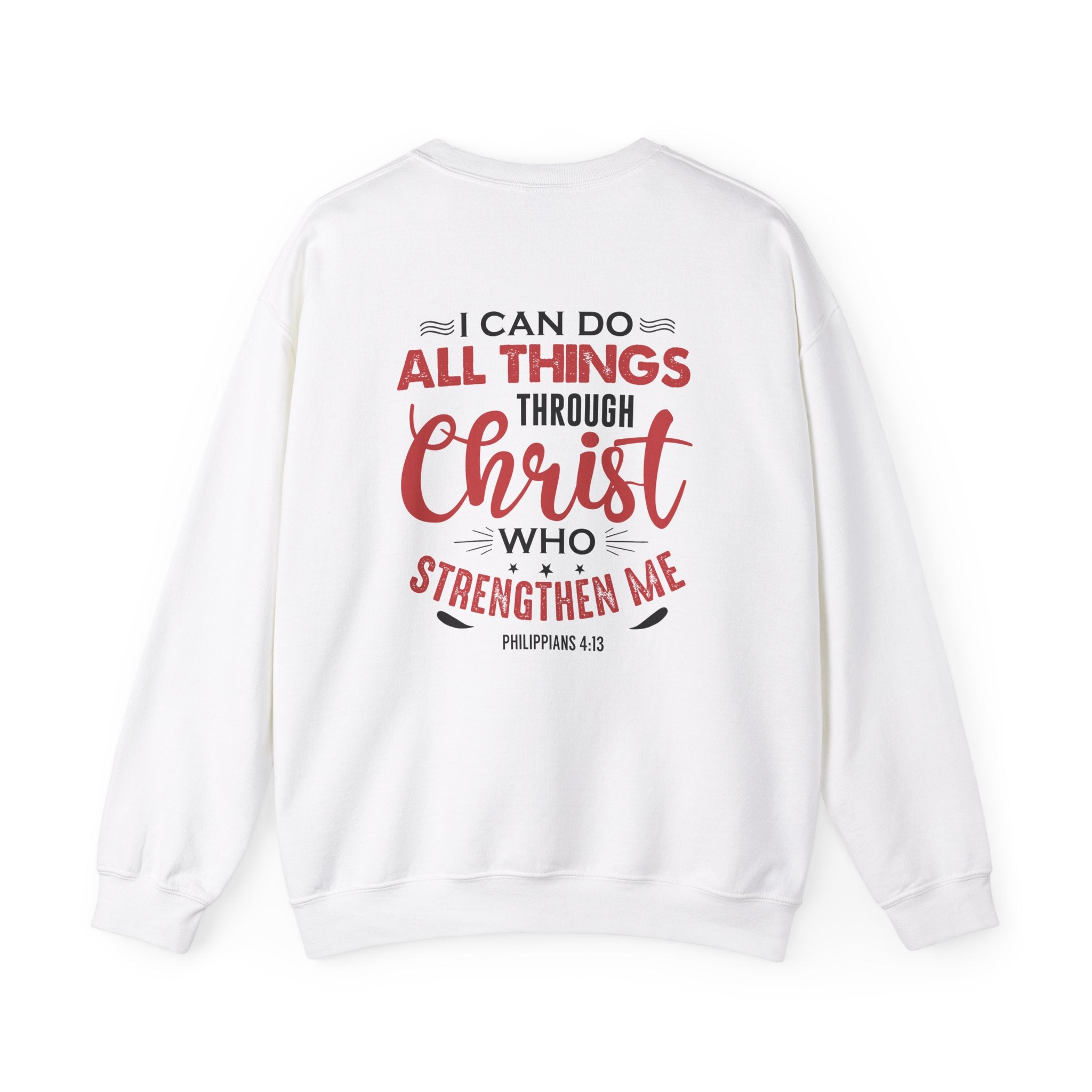 Je peux tout faire à travers le Christ Sweat-shirt unisexe 