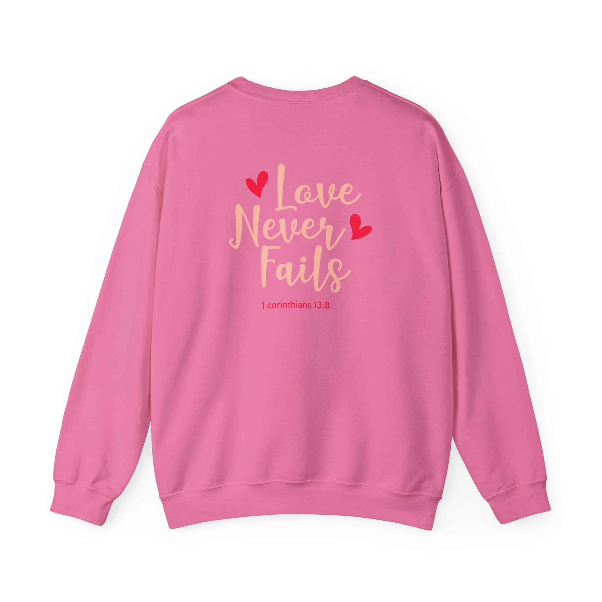 L’amour n’échoue jamais Sweatshirt unisexe 
