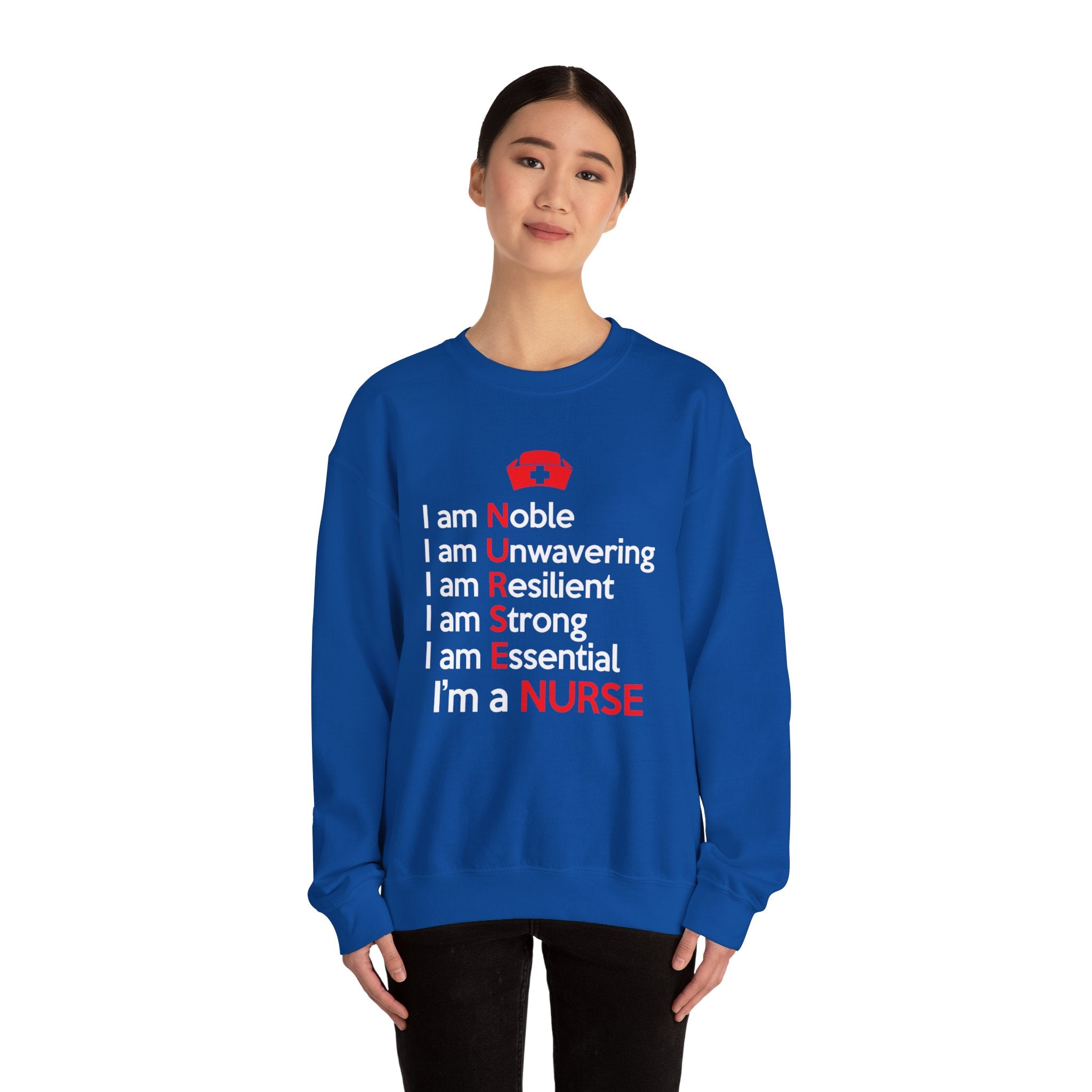 Je suis noble, je suis un sweat-shirt unisexe inébranlable 