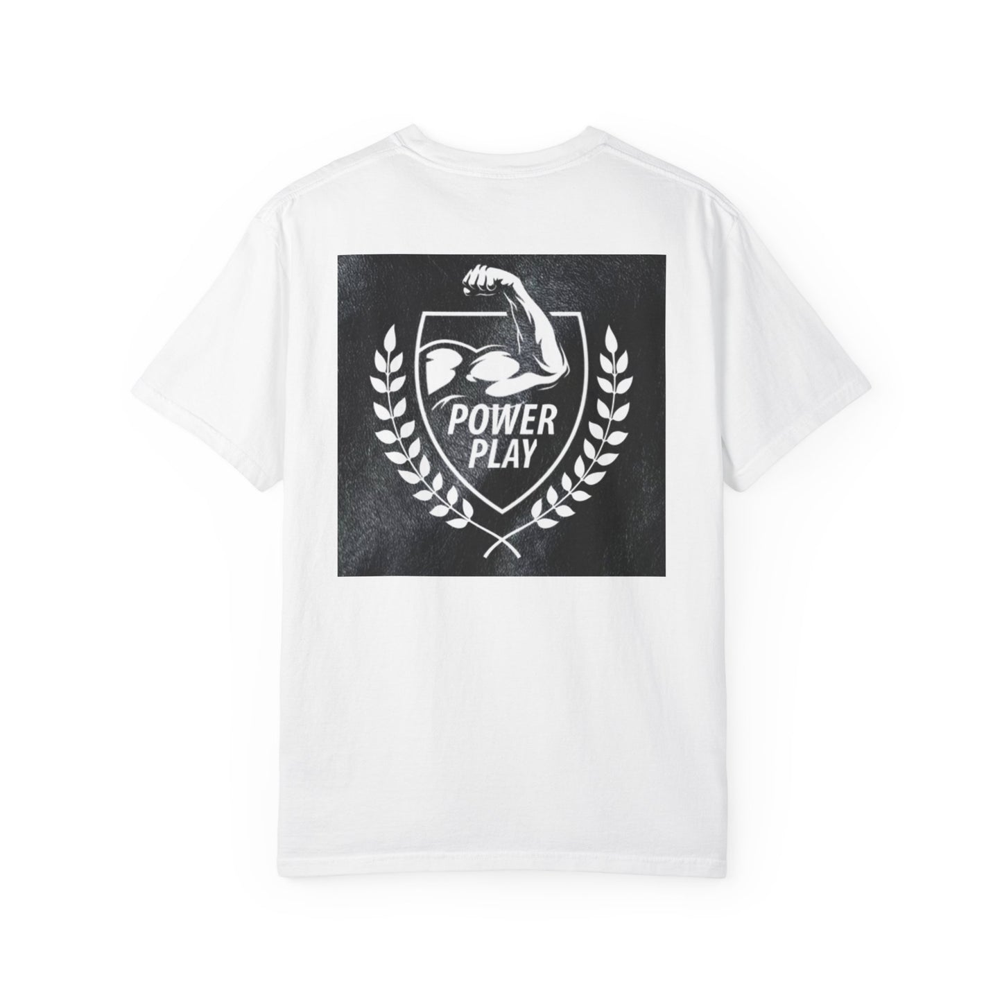 Power Play Unisex Garment-Dyed T-Shirt - Gym Motivation Apparel