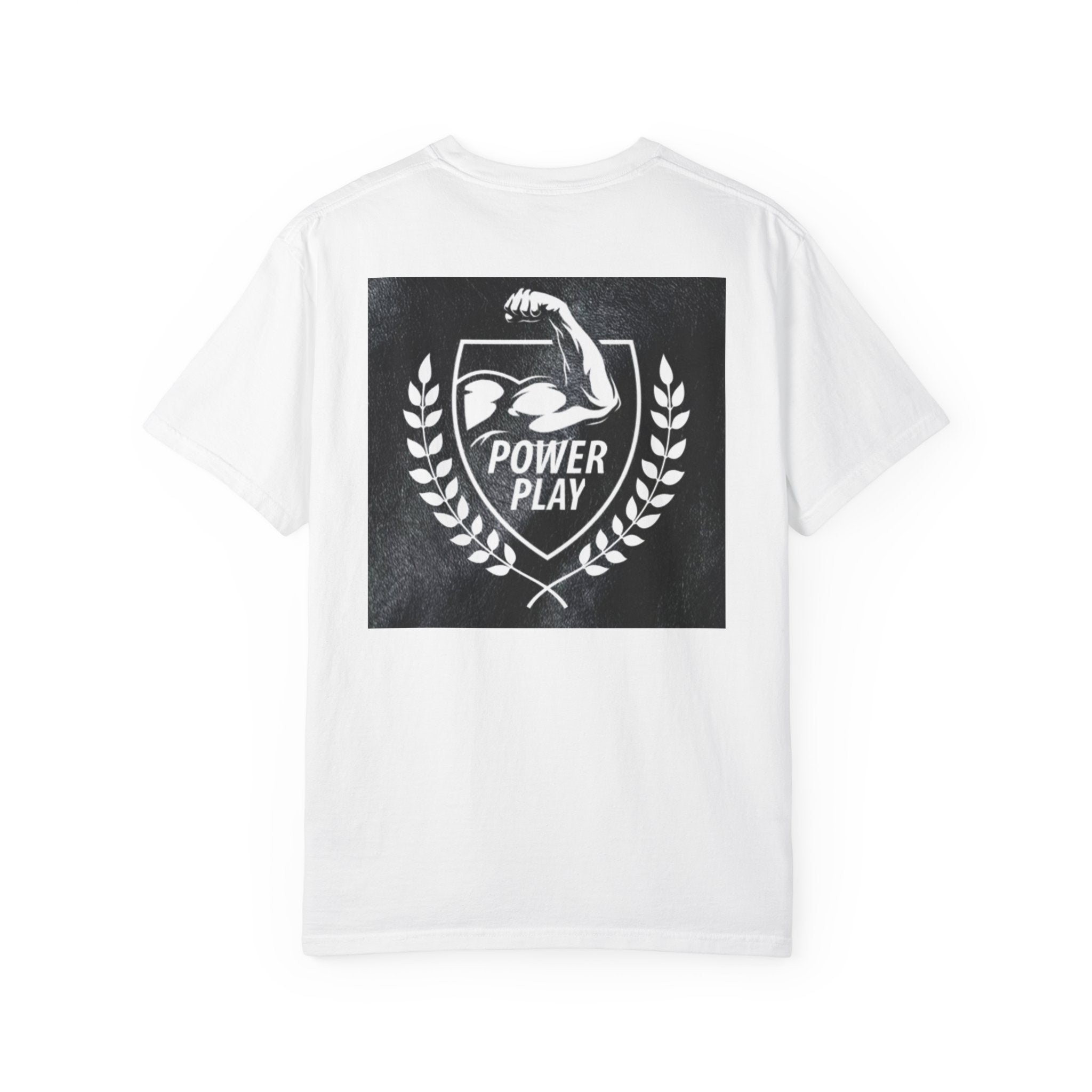Power Play Unisex Garment-Dyed T-Shirt - Gym Motivation Apparel
