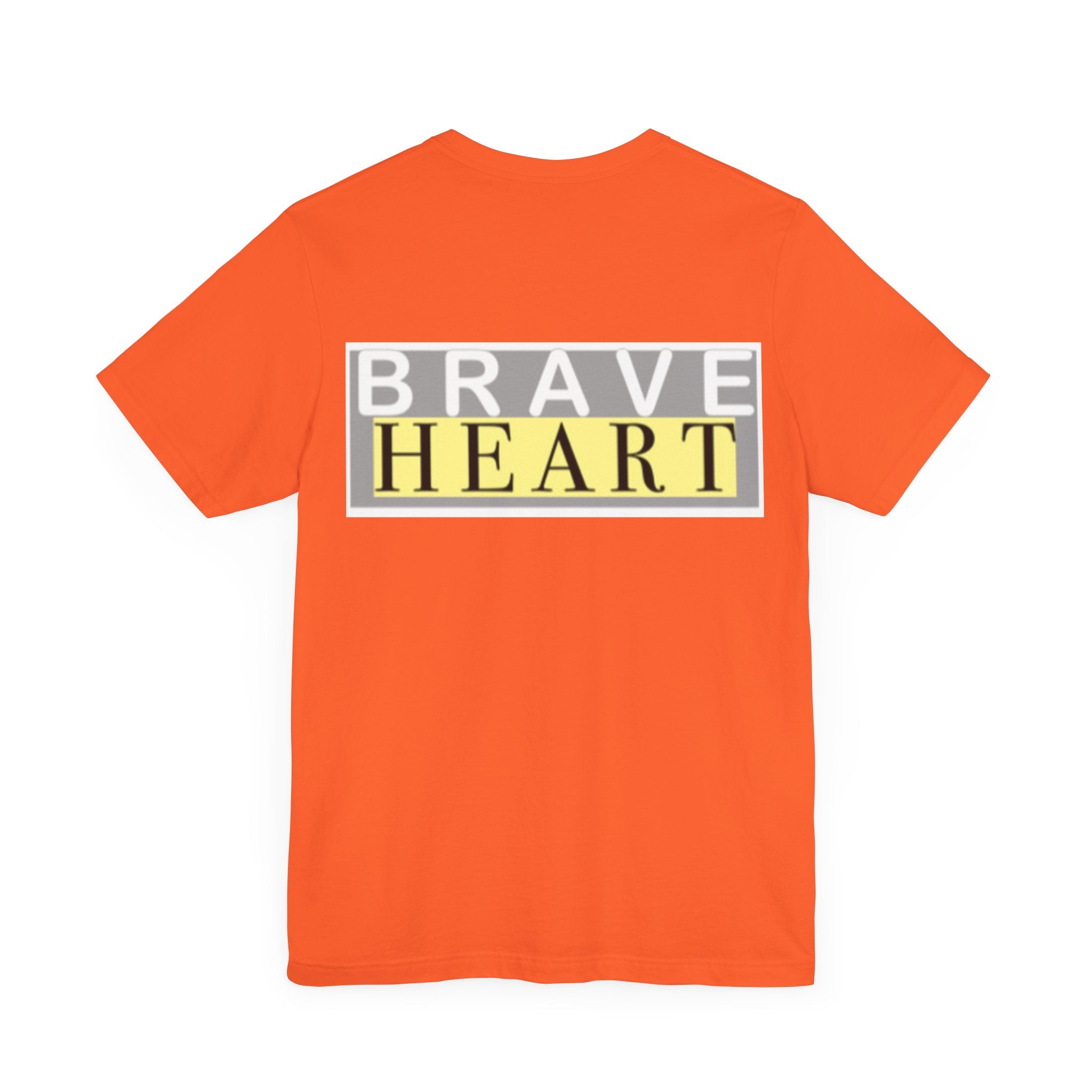 Brave Heart Unisex Tee, Inspirational T-Shirt, Gift for Champions, Casual Wear, Motivational Apparel