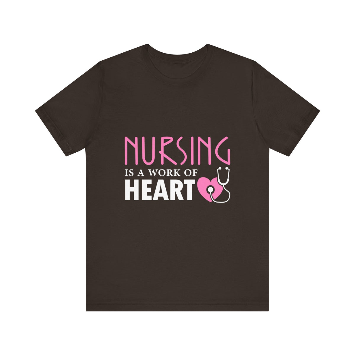 Nursing Is A Work Of Heart Unisex Tee
