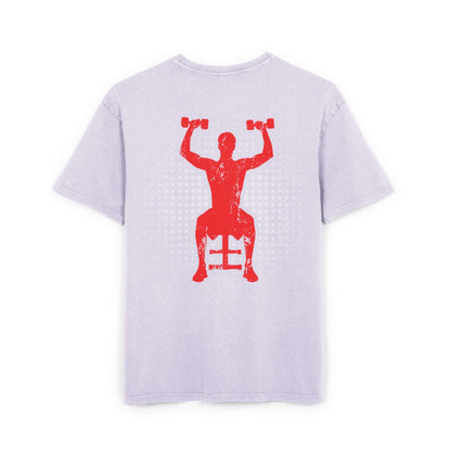 Oversize Tee - Off To Gym Acid Washed Men's T-Shirt