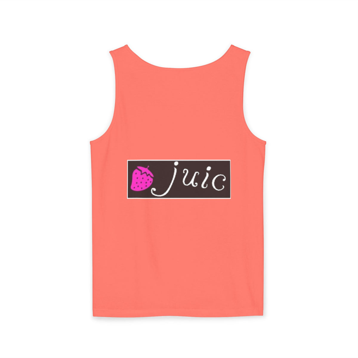 Juice-Themed Unisex Tank Top, Perfect for Summer Outings, Pool Parties, and Fruit Lovers
