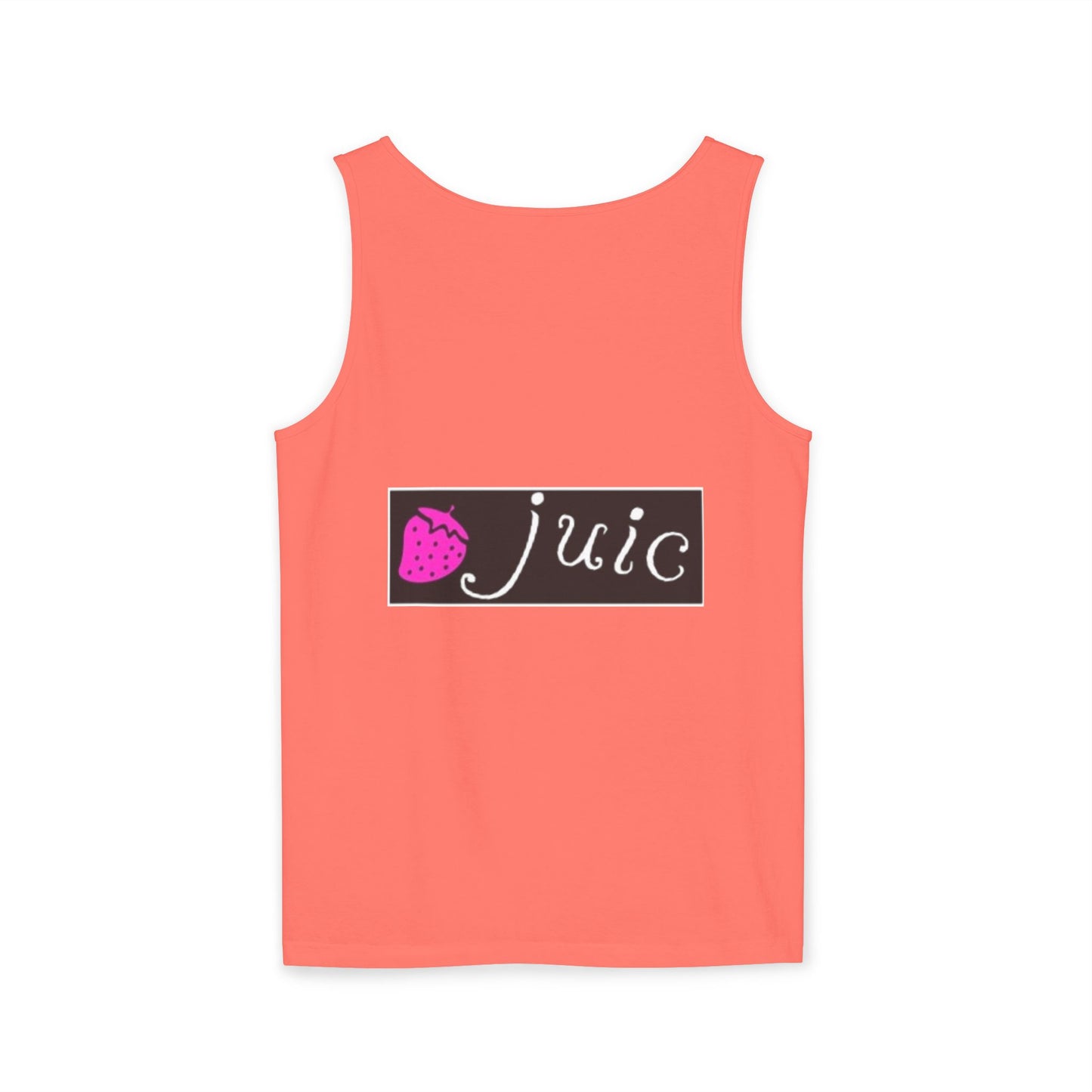 Juice-Themed Unisex Tank Top, Perfect for Summer Outings, Pool Parties, and Fruit Lovers
