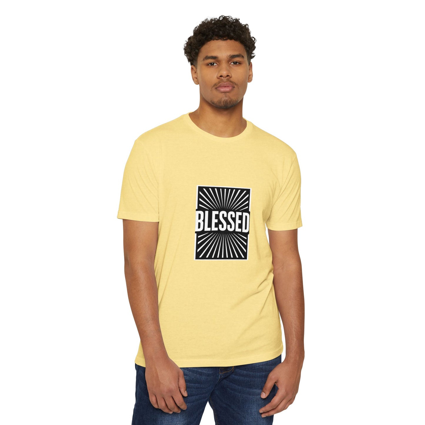 Blessed T-Shirt — 'blessed' Script Graphic Christian Tee