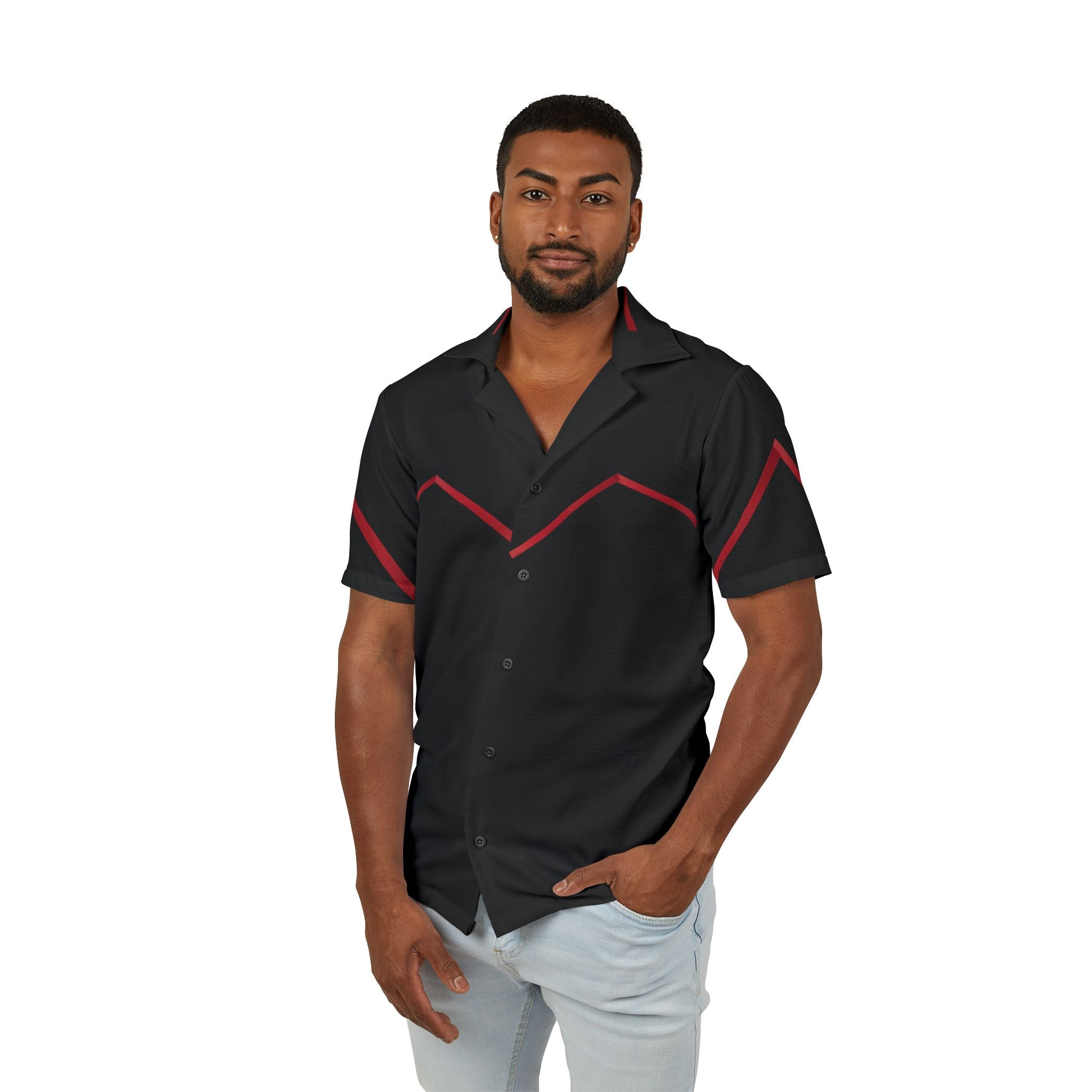 Red 'M' Camp Shirt