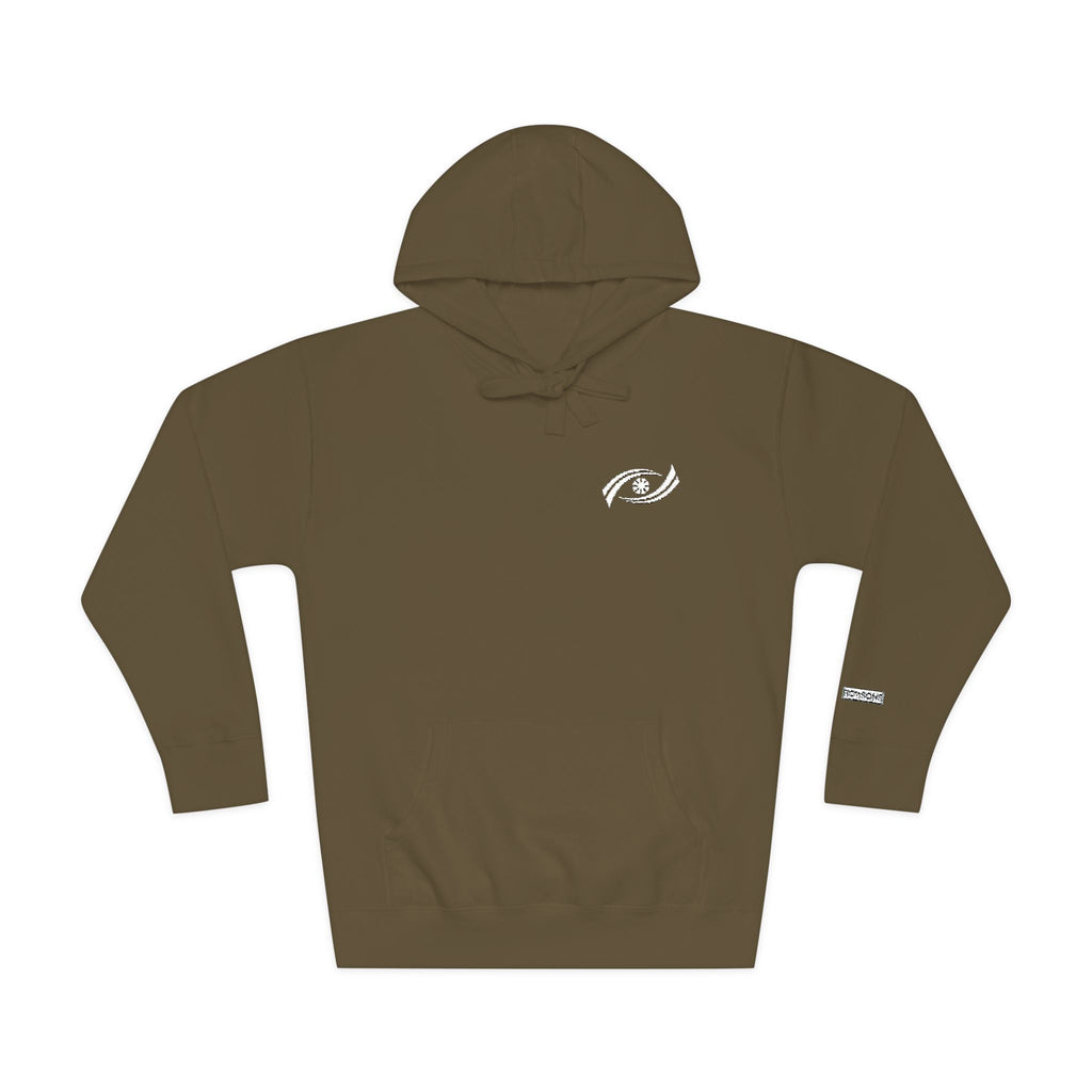 Cozy Unisex Fleece Hoodie with Artistic Design, Casual Wear, Gift for Him/Her, Fall Fashion, Everyday Comfort Printify