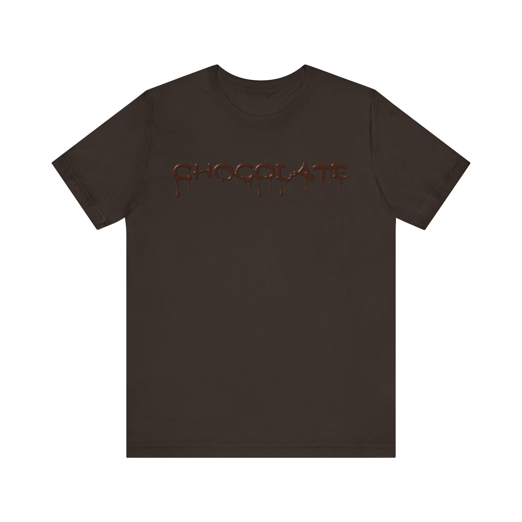 Unisex Jersey Short Sleeve Chocolate Tee