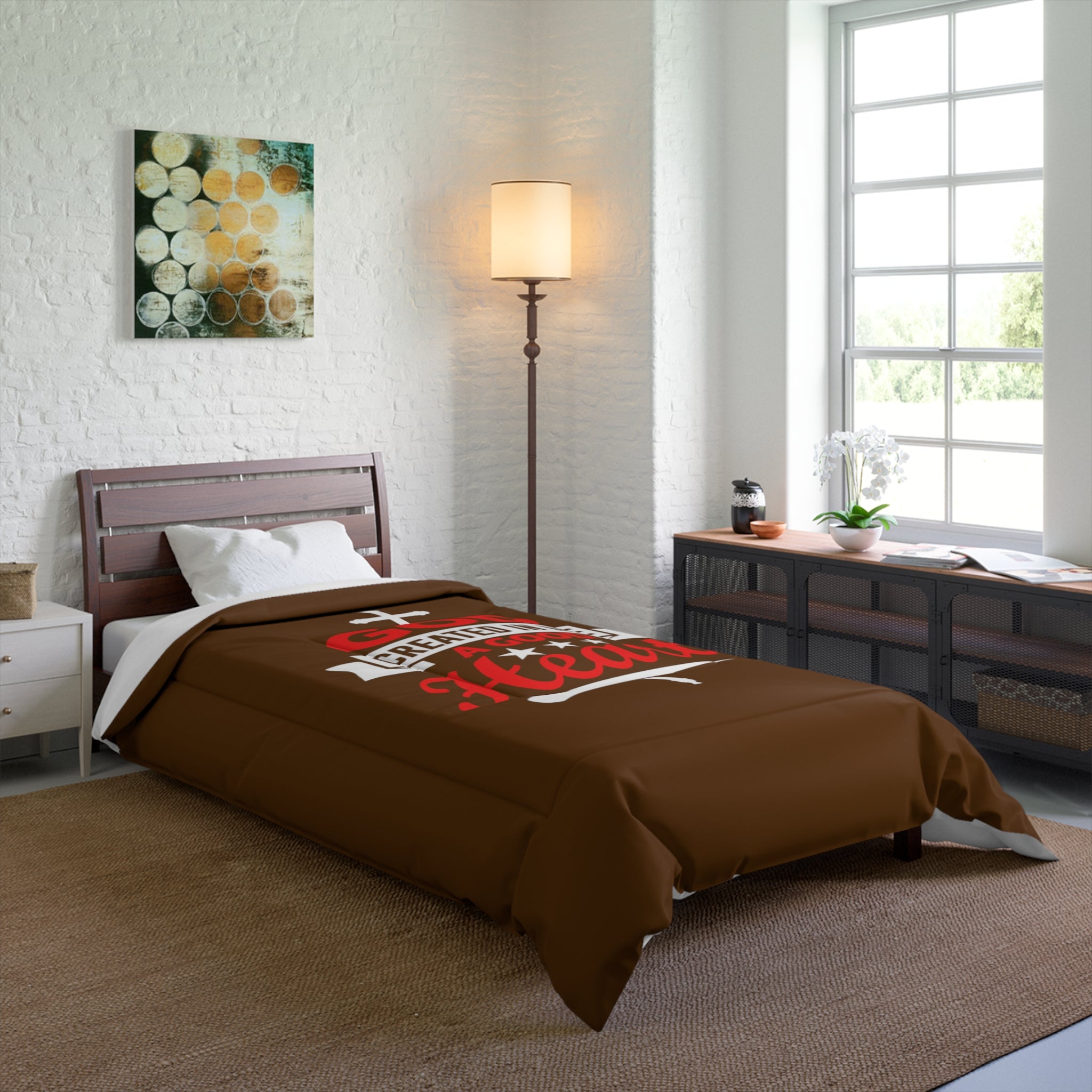 God Created In Me A Good Heart Comforter