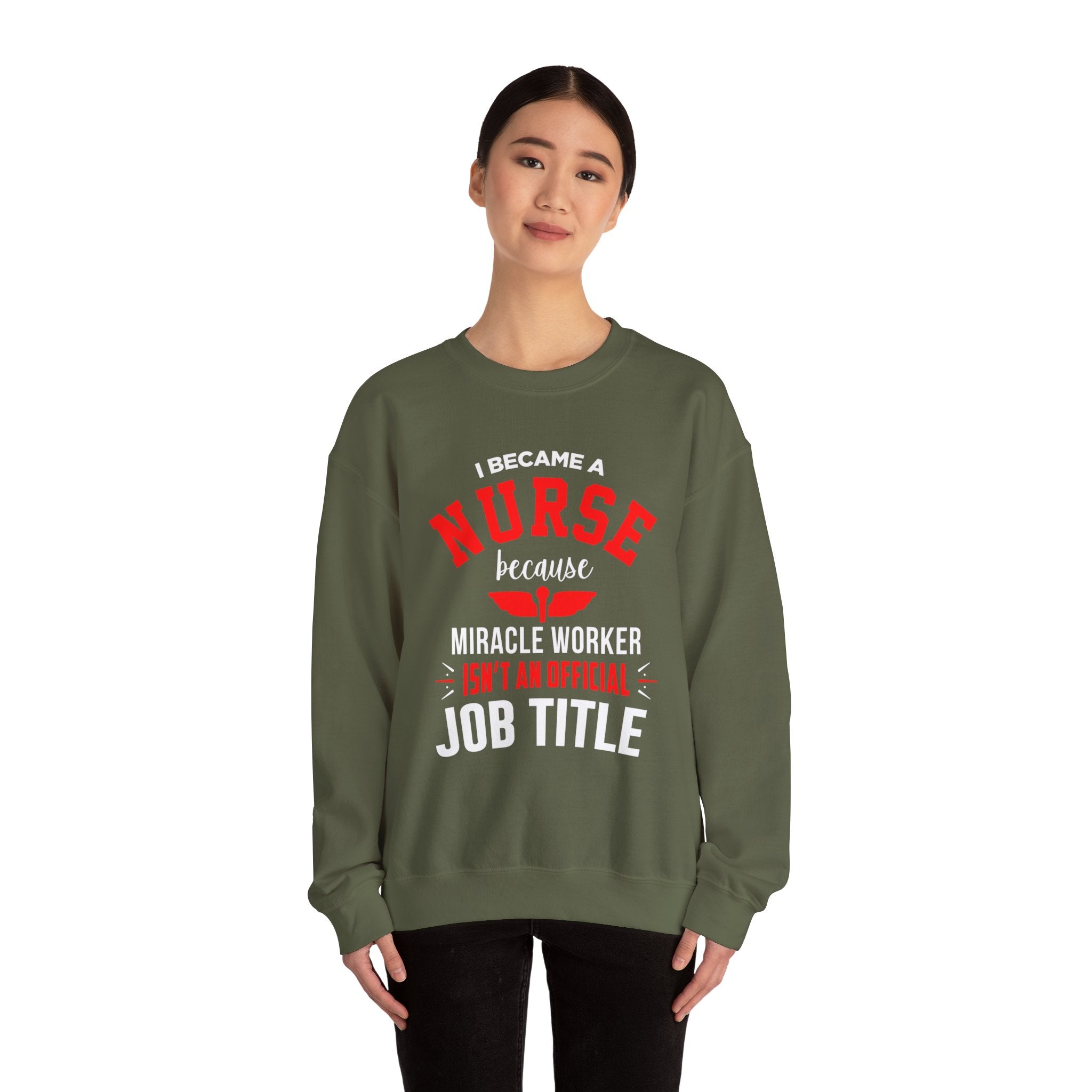 Je suis devenu un sweat-shirt unisexe infirmière 
