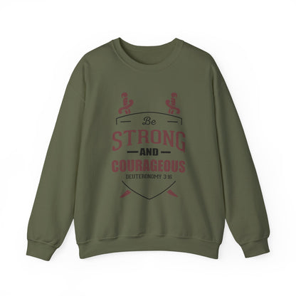 Soyez fort et courageux Sweat-shirt unisexe 