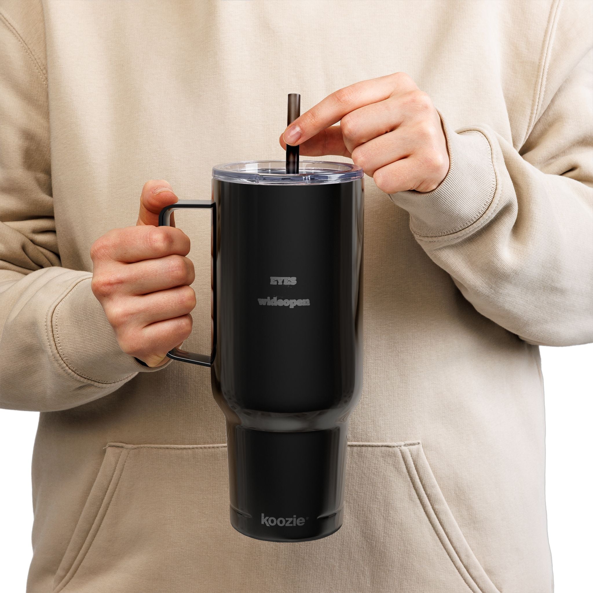 Engraved Insulated Tumbler, 40oz Travel Mug, Customizable Drink Container, Perfect Gift for Outdoors, Road Trips, and Special Occasions Printify