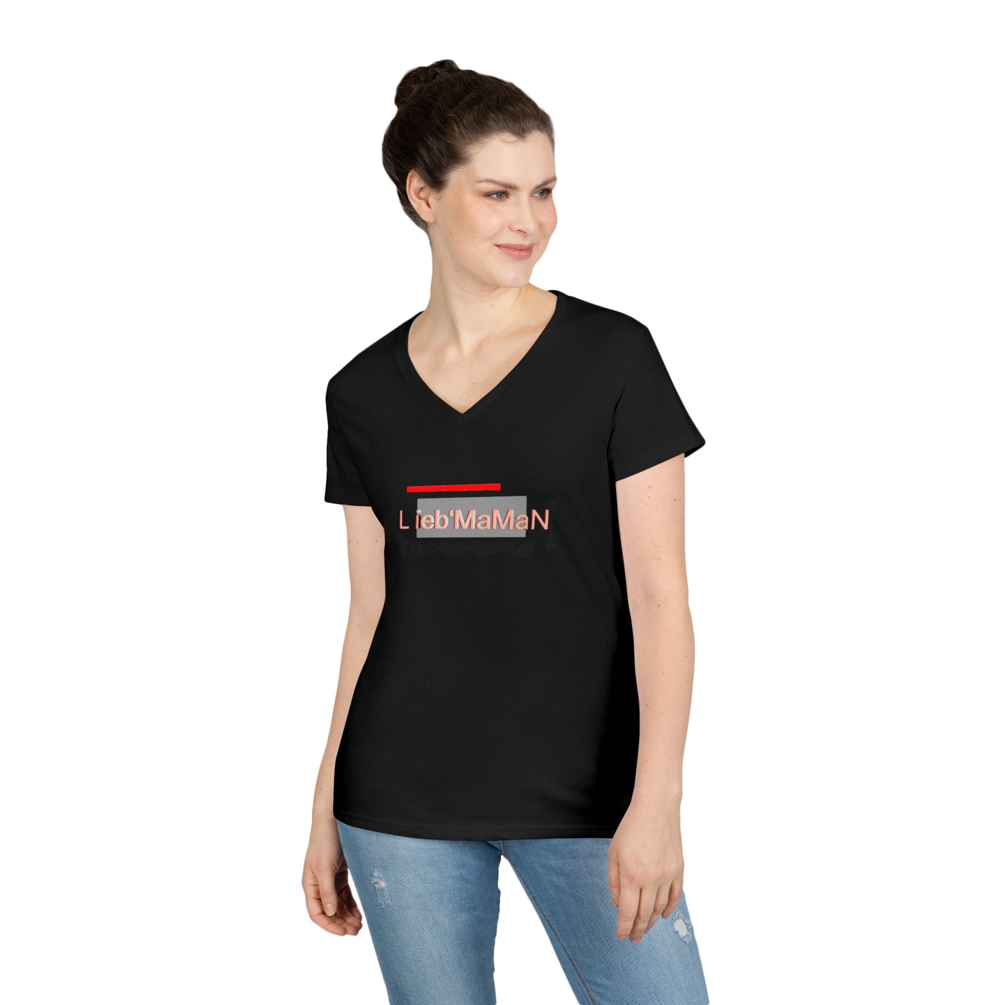 Lieb'Maman V-Neck T-Shirt for Moms – Stylish & Comfortable Women's Tee