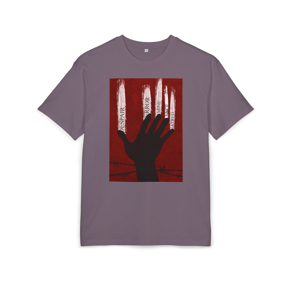Bold Artistic Oversized Tee, Grunge Style Graphic Shirt, Unisex Urban Fashion, Statement Tee for Streetwear, Gift for Art Lovers Printify