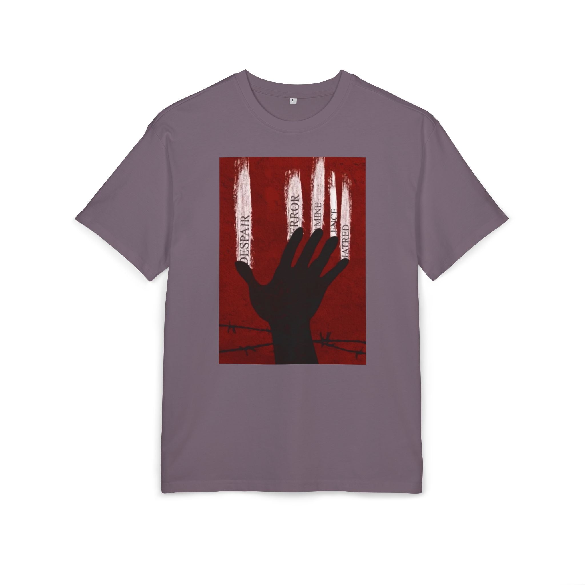 Bold Artistic Oversized Tee, Grunge Style Graphic Shirt, Unisex Urban Fashion, Statement Tee for Streetwear, Gift for Art Lovers Printify