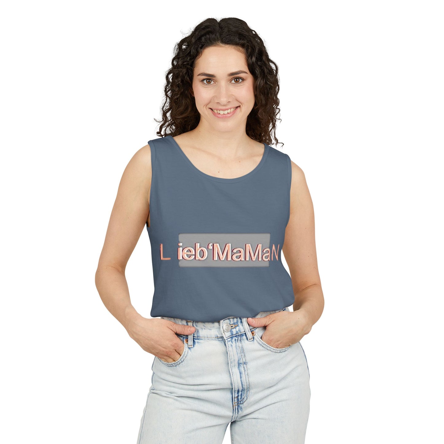 Lieb'MaMan Unisex Garment-Dyed Tank Top - Stylish and Comfortable Summer Wear