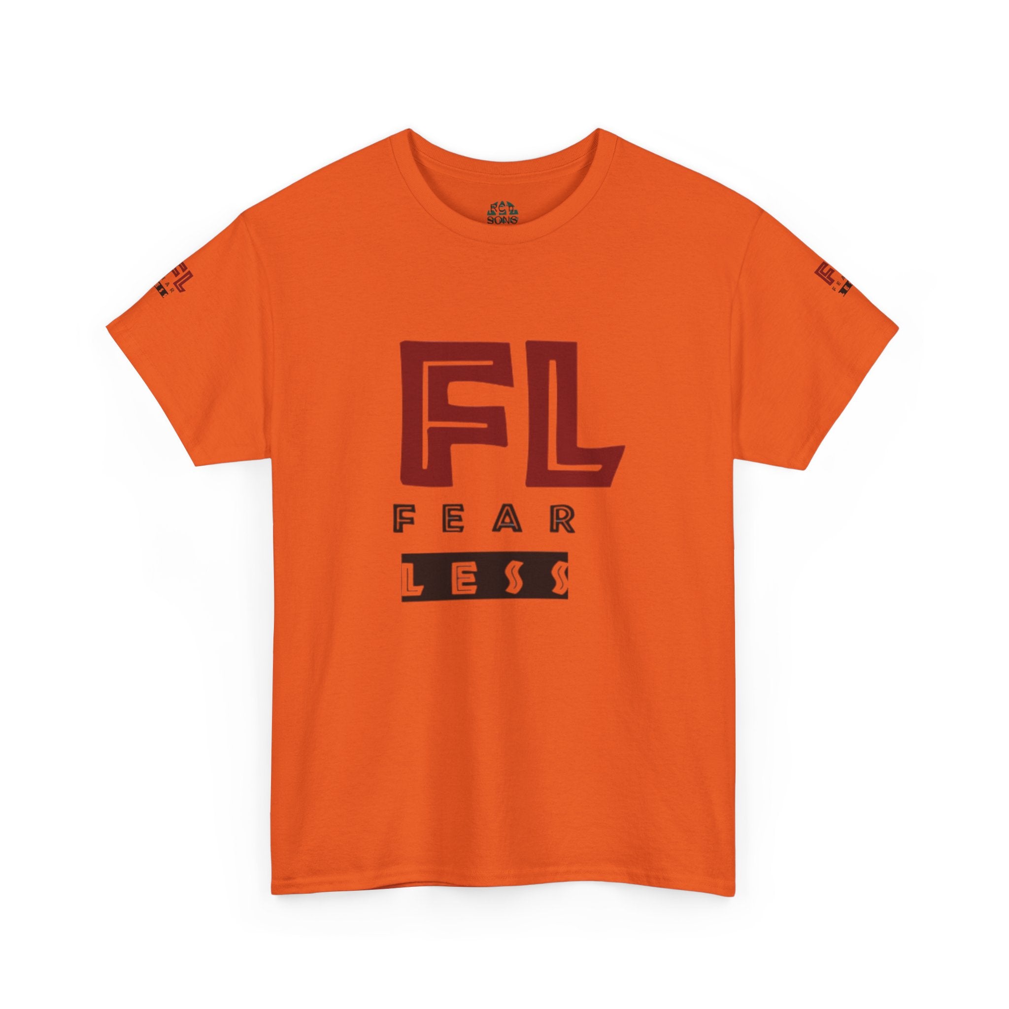 Fearless Graphic Unisex Heavy Cotton Tee - Bold Statement Shirt
