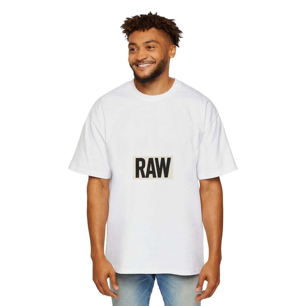 Oversized Tee - Raw Unique Design Printify