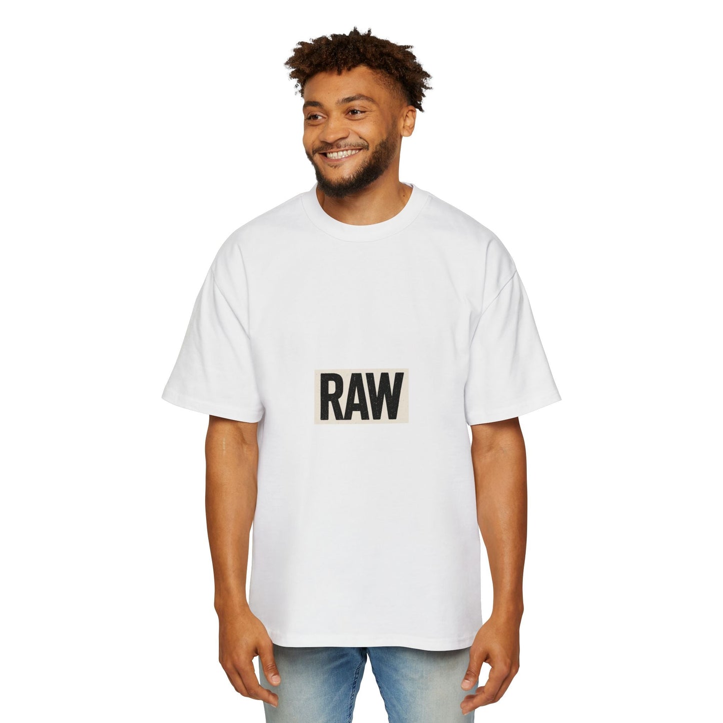 Oversized Tee - Raw Unique Design Printify