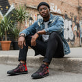High Top Sneakers - Off To Gym Design Printify