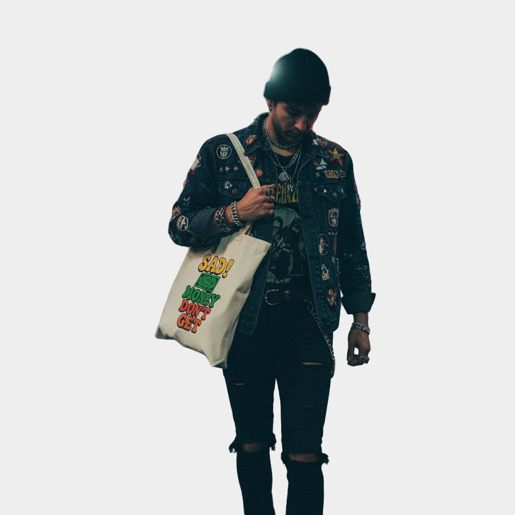 Money Quote Canvas Tote Bag |  Shopping Tote | Perfect Gift for Finance Lovers, Students, Birthdays, or Just Because Printify