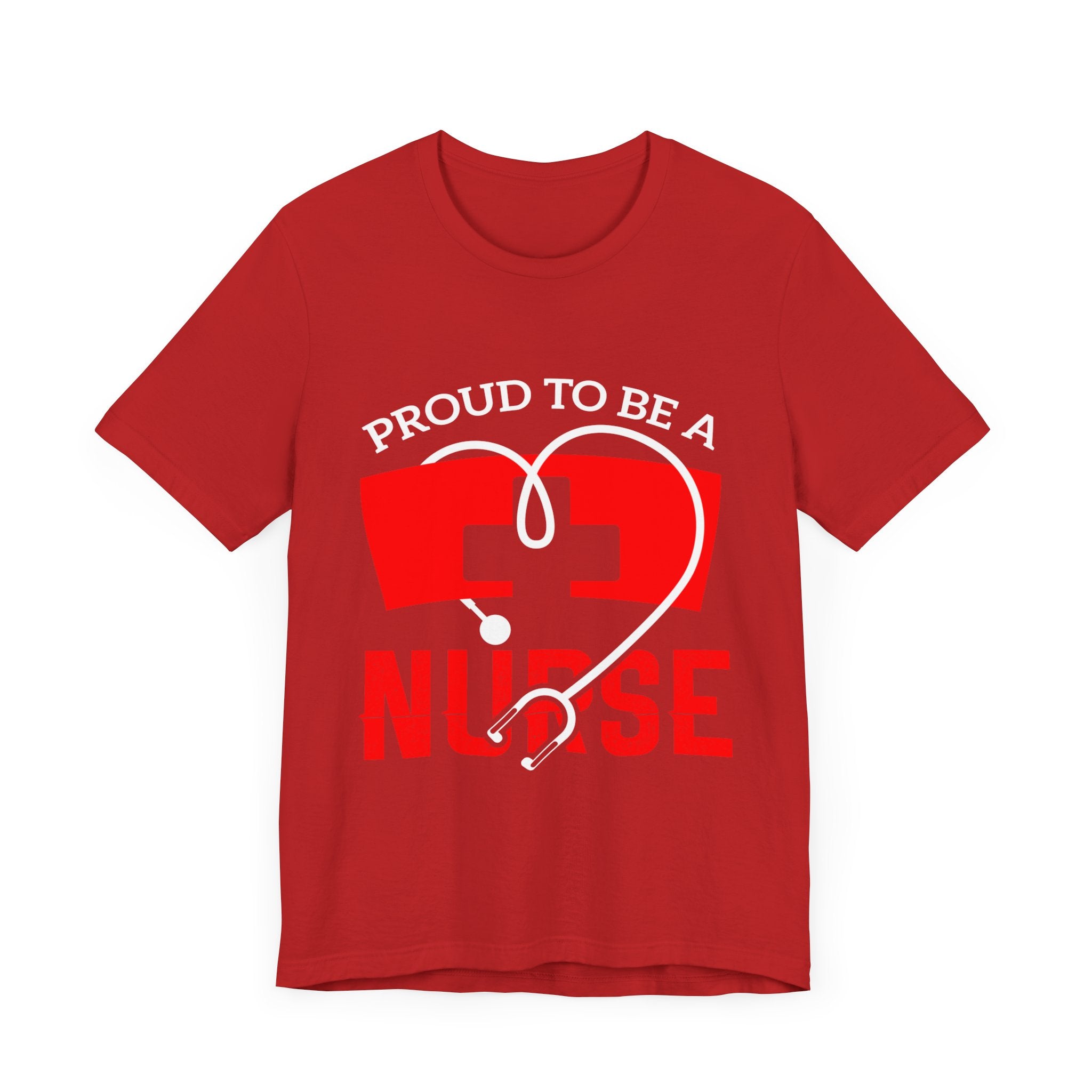 Fier d’être un tee-shirt unisexe infirmière 