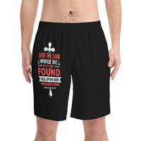 Men's Elastic Beach Shorts (AOP)