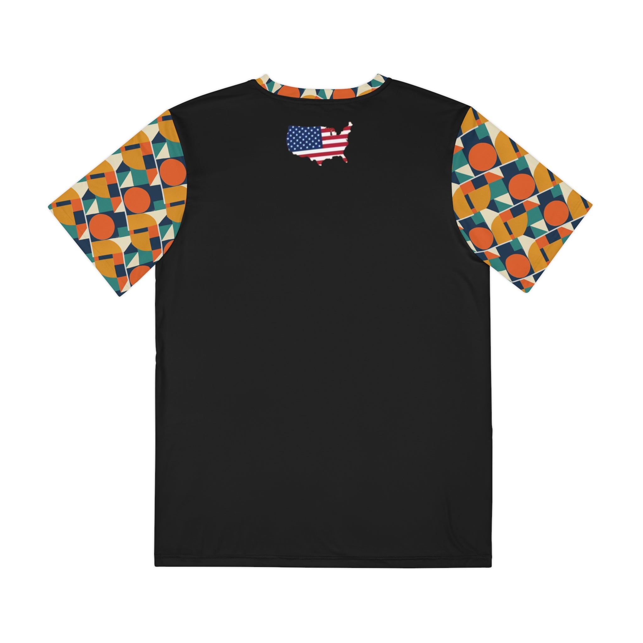 Patriotic Men's Tee, Colorful Graphic Shirt, Unique All-Over Print Top, Casual Wear, Perfect for July 4th, Summer BBQs, and Festivals Printify