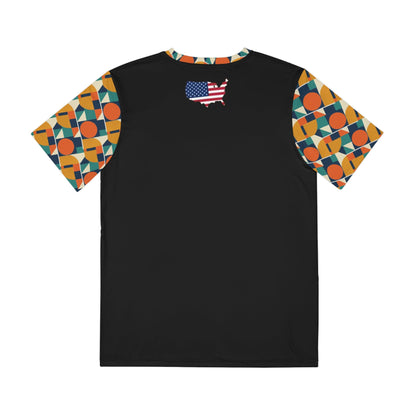 Patriotic Men's Tee, Colorful Graphic Shirt, Unique All-Over Print Top, Casual Wear, Perfect for July 4th, Summer BBQs, and Festivals Printify