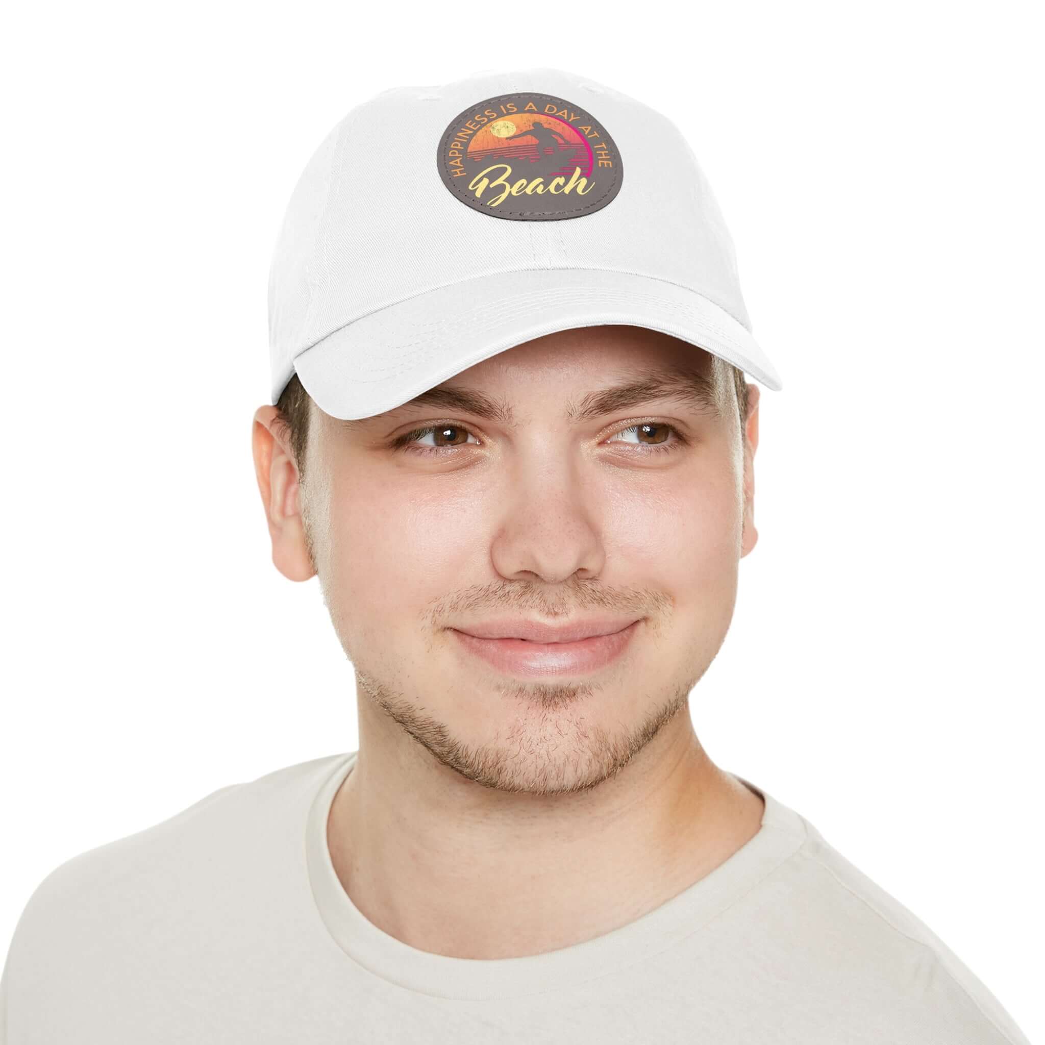Dad Hat with Leather Patch (Round) - RC’nSONS