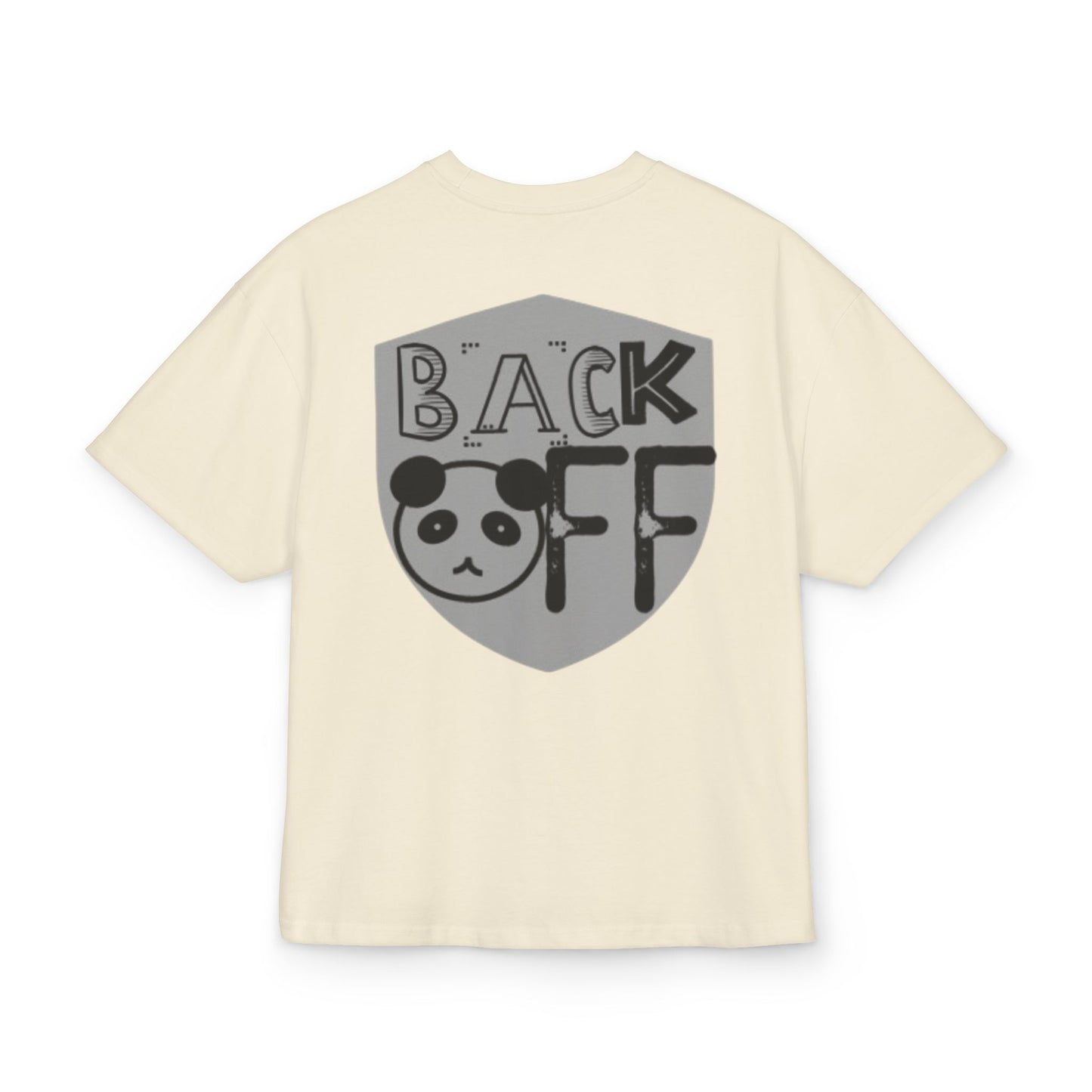 T-Shirt Back off Unisex Ultra Heavy Cotton Box Tee