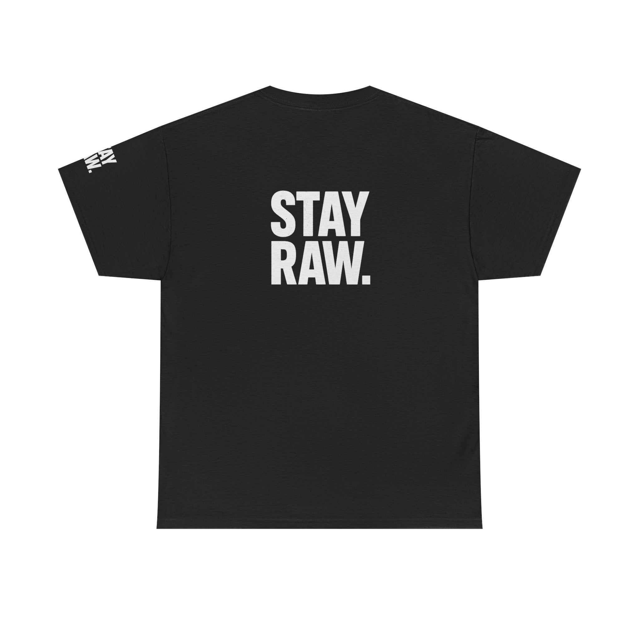 Raw Energy Unisex Tee - Stay Raw, Casual Wear, Street Style, Everyday Outfit, Graphic Tee, Gift for Him/Her Printify