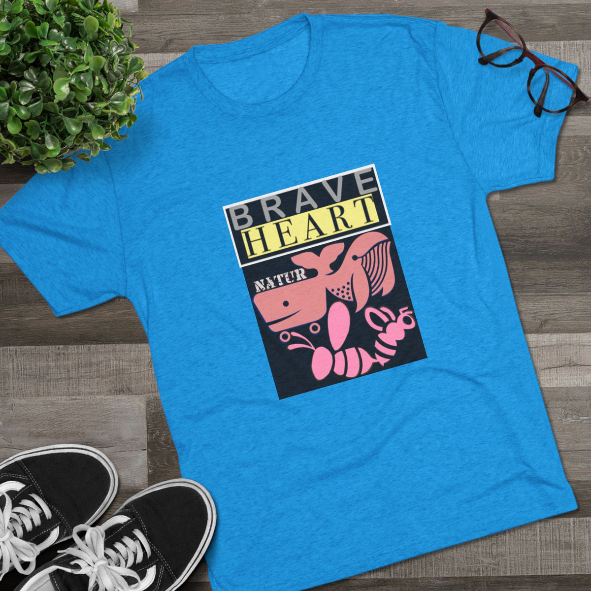 Brave Heart Tri-Blend Unisex T-Shirt