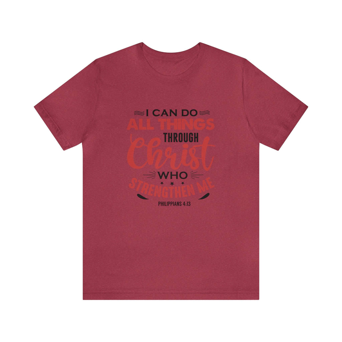 I Can Do All Things Trough Christ Unisex Tee - RC’nSONS