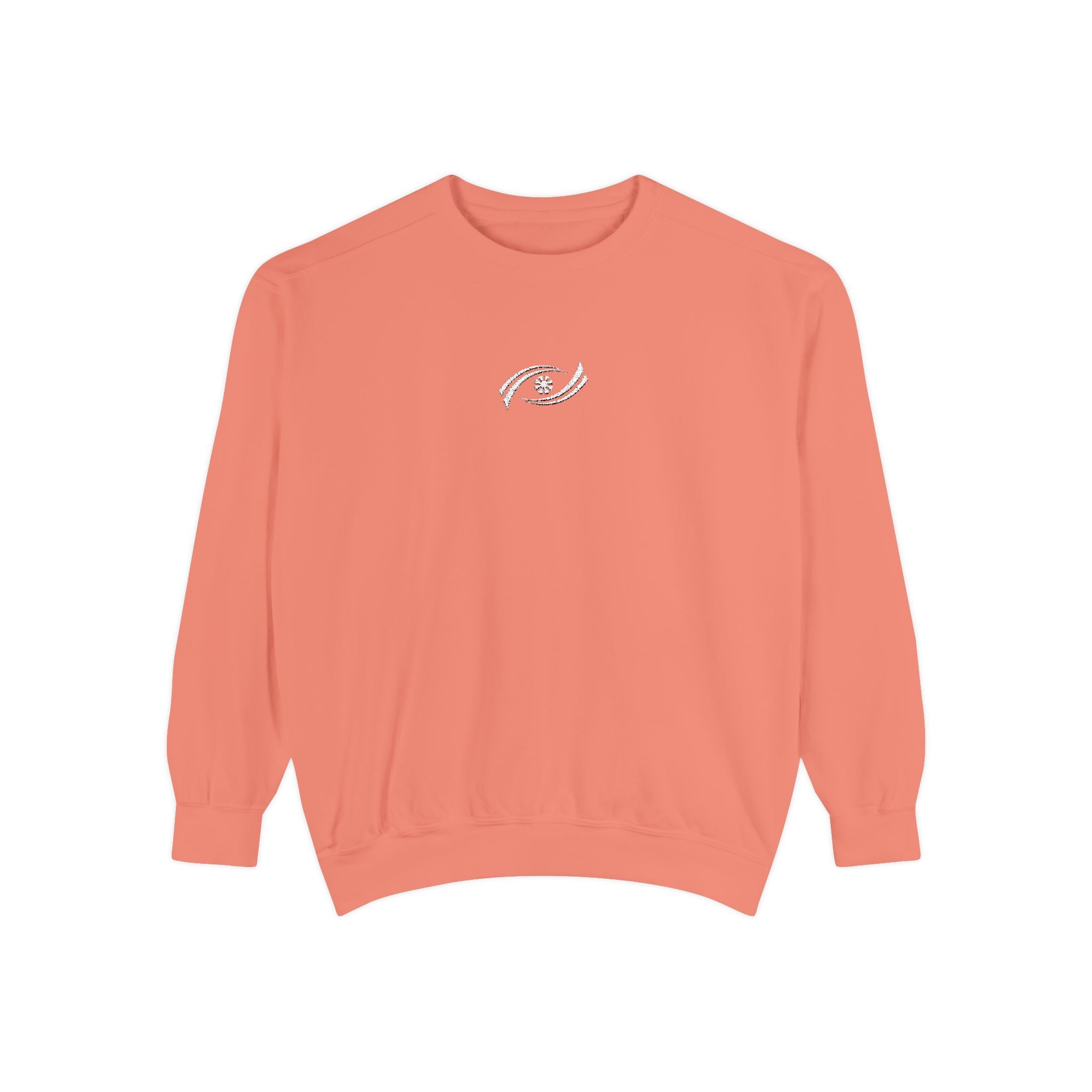Garment-Dyed Sweatshirt, Cozy Unisex Pullover, Casual Comfortable Sweater, Perfect for Relaxing, Gift Idea for Friends and Family Printify