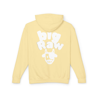 Big Raw Unisex Lightweight Hooded Sweatshirt - Cozy Casual Wear, Perfect for Everyday Use, Gift for Friends, Trendy Hoodie