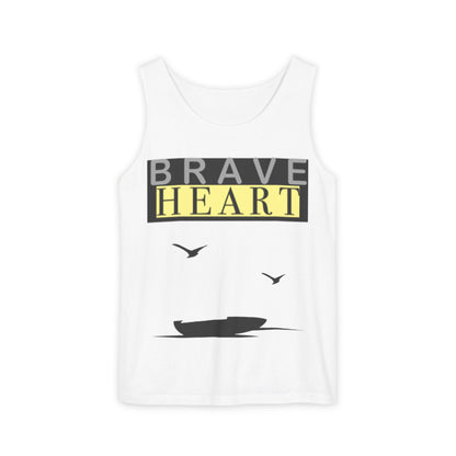 Brave Heart Tank Top | Unisex Garment-Dyed Tee