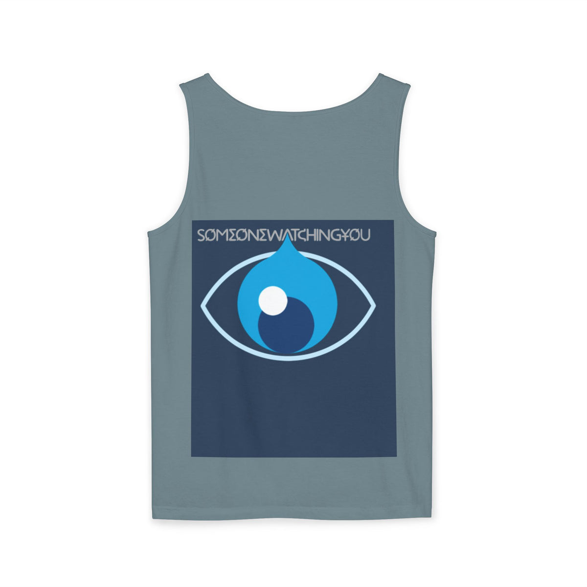 Tank Top Watching You Unisex Garment-Dyed