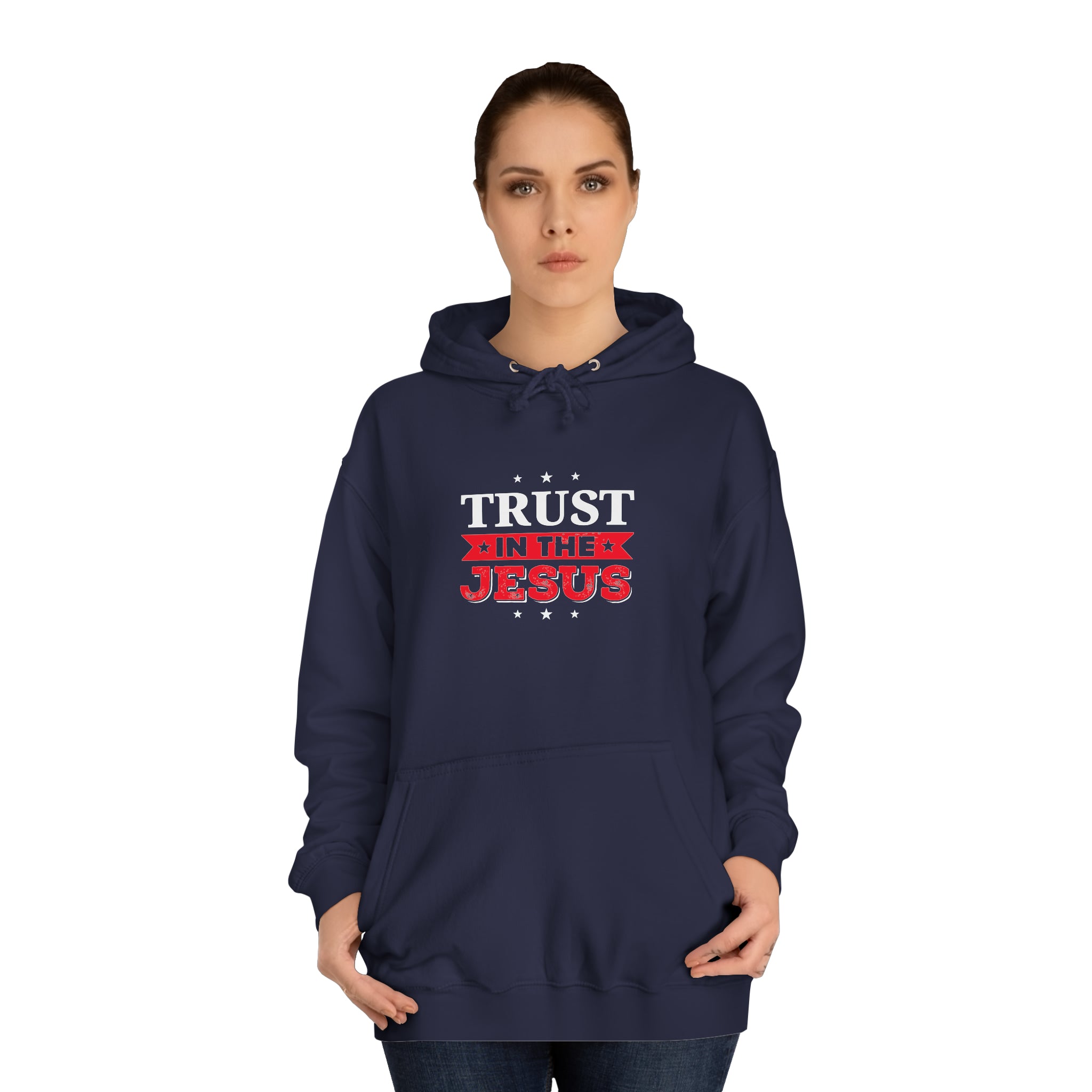 Faites confiance au sweat à capuche unisexe Jésus 